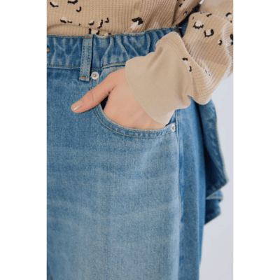 【 RODEO CROWNS WIDE BOWL】大蝴蝶結丹寧褲 再入荷9