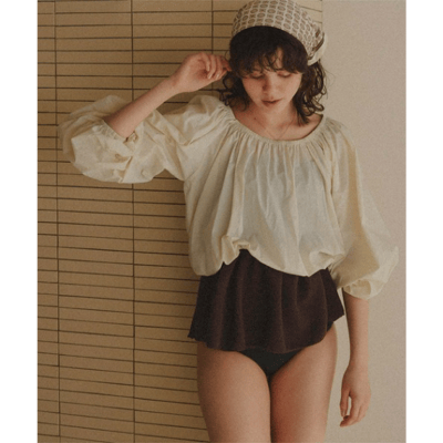 【titivate】日系深V設計抹胸比基尼兩件式泳裝11