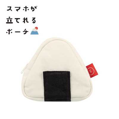【日本DECOLE】可立式手機收納包（全2款）富士山 / 御飯糰5