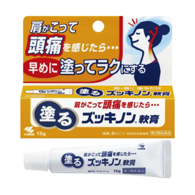 【小林製藥ZUKKINON 】舒緩軟膏「頭痛/肩頸」緊急療癒！1