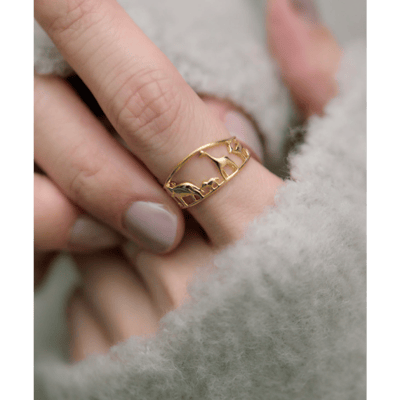 【 Ear 】動物行進戒指 「WEB & 一部店舗限定」3