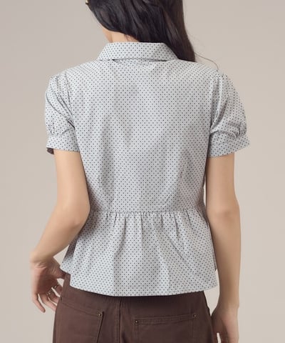 【 apres jour mignon 】雙排釦荷葉擺上衣6