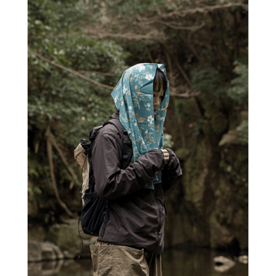 【CHAORAS】戶外運動速乾抗菌多功能頭巾｜山野植物圖案 男女通用2