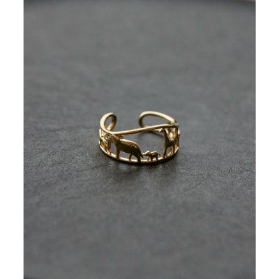 【 Ear 】動物行進戒指 「WEB & 一部店舗限定」2