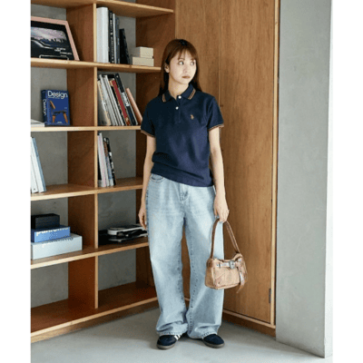 【 U.S. POLO ASSN. 】日本別注款 ✨ 復古條紋小 Logo 刺繡 POLO 衫10