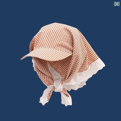 【 日本直送 】美式格紋頭巾一體式鴨舌帽19