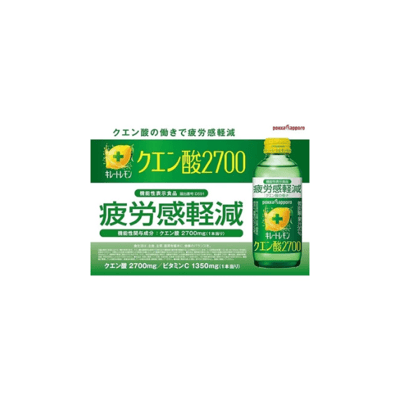 【日本Pokka Sapporo 】疲勞感輕減 有機檸檬酸2700飲品155mL3