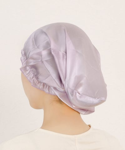 【日本 3COINS 】防摩擦絲綢睡帽 長款ロング3