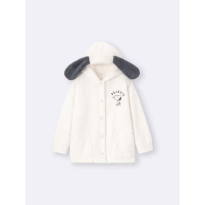 【日本GU 】史努比聯名！棉花糖居家外套10