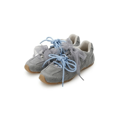 【MOHI】蕾絲緞帶球鞋3