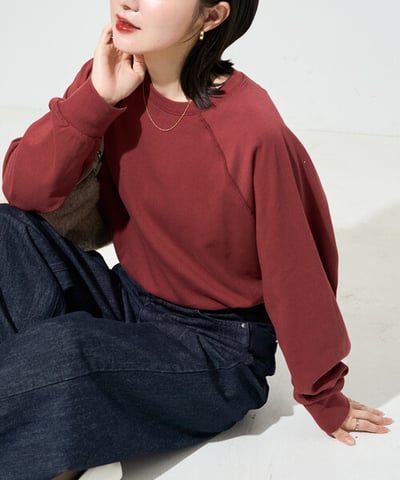 【 FREAK'S STORE 】USA棉撞色拉克蘭長袖T7
