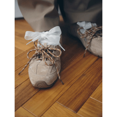 【MOHI】蕾絲緞帶球鞋2
