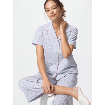 【UNIQLO JP】AIRism棉質涼感 經典滾邊家居服1