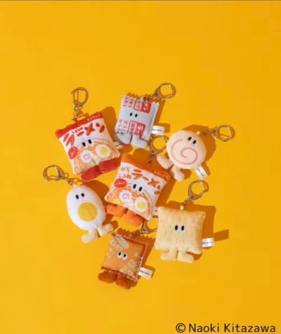 【 niko and 】... ×「おれたち袋麺」聯名絨毛吊飾1