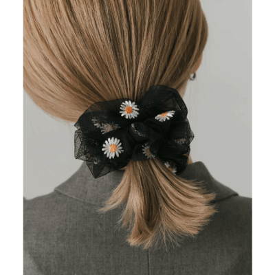 【日本SMELLY 】透膚花朵刺繡大腸圈1