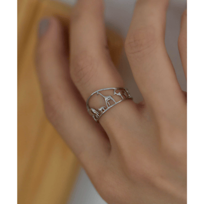 【 Ear 】動物行進戒指 「WEB & 一部店舗限定」5