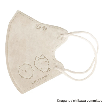 【日本 吉伊卡哇】3D不織布口罩5枚3