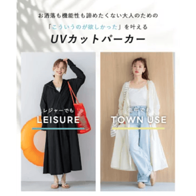 【日本 coca】水陸兩用抗UV連身外套連帽防曬衣5