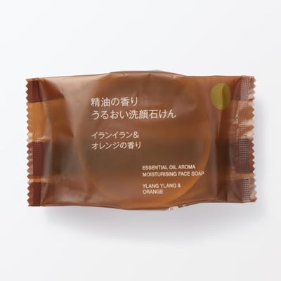【日本 MUJI 】精油香氛保濕洗顏皂1