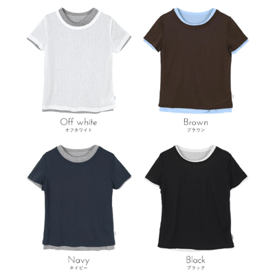 【 miette 】透膚短袖 T 恤套裝2