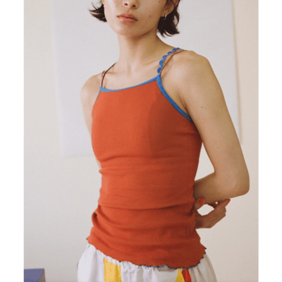【 PAMM 】背影美學羅紋細肩帶背心9