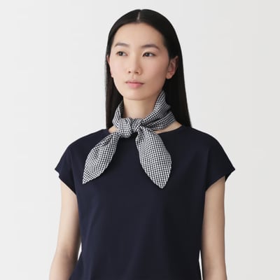【 日本 MUJI 】抗UV天絲麻口袋圍巾11