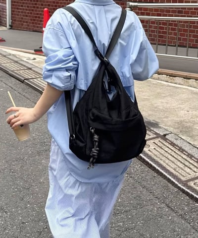 【 日本ear PAPILLONNER 】2WAY 輕量化後背/肩背兩用包18