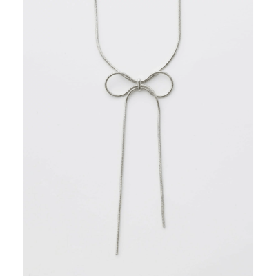 【 日本ciite 】抗敏醫療鋼簡約蝴蝶結項鍊7