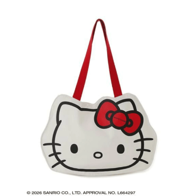 【sanrio house 】Hello Kitty 臉型托特包6
