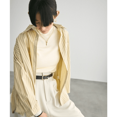 【 Lutim by u 】長袖條紋襯衫2