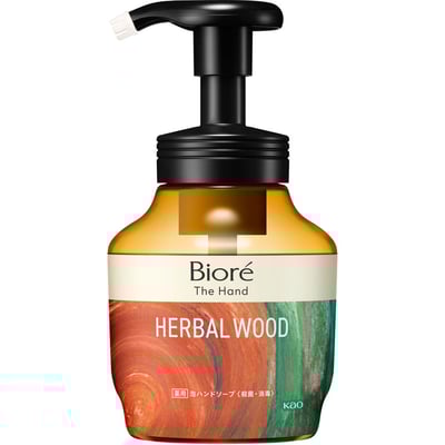 【日本Biore The Hand 】Aesop平替 慕斯洗手乳 280ml herbal wood木質香1