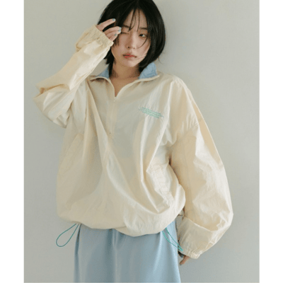 【 PILIT 】半拉鍊尼龍套頭衫7