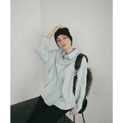 【 Lutim by u 】長袖條紋襯衫9