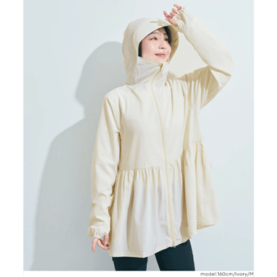 【 日本 coca 】抗 UV 蛋糕裙擺連帽外套5