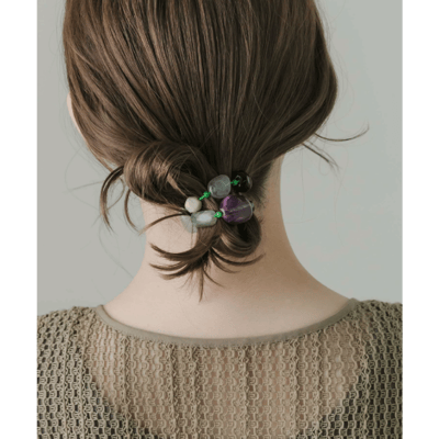 【日本SMELLY 】天然石風串珠髮圈2