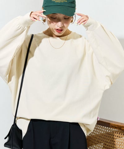 【 FREAK'S STORE 】USA棉撞色拉克蘭長袖T4