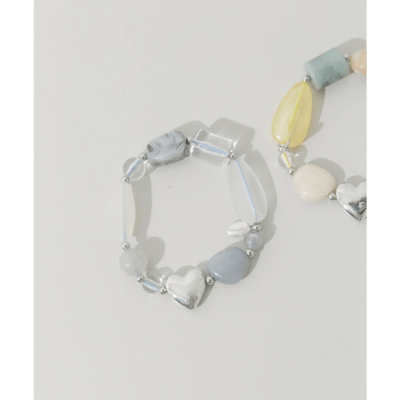 【日本DISCOAT】透明串珠造型髮圈5