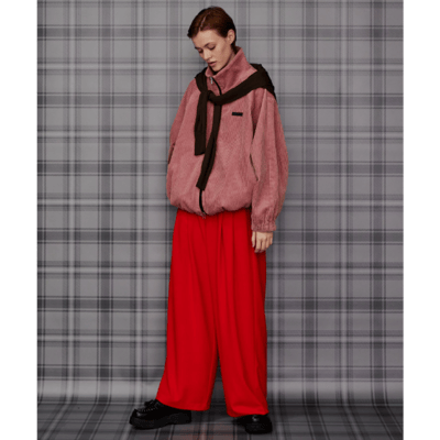 【 MAISON SPECIAL 】Corduroy High-Neck Blouson｜燈芯絨高領外套2