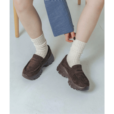 【 EVOL 】2026AW 超輕量厚底樂福鞋9