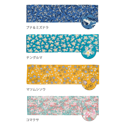 【CHAORAS】戶外運動速乾抗菌多功能頭巾｜山野植物圖案 男女通用7