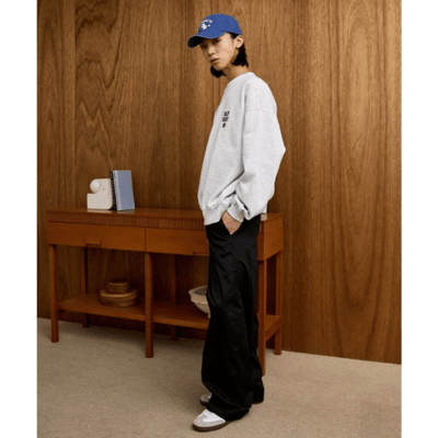 【 MARY QUANT × PUBLUX 】刷毛圓領 Logo 大學T9