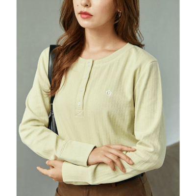 【 MARY QUANT × PUBLUX 】限定聯名羅紋亨利領長袖上衣8
