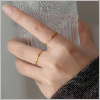 【 日本品牌 SHEIL 】抗敏細緻排鑽戒指2