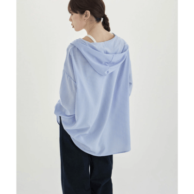 【 日本 etoll 】UV防曬連帽襯衫外套4