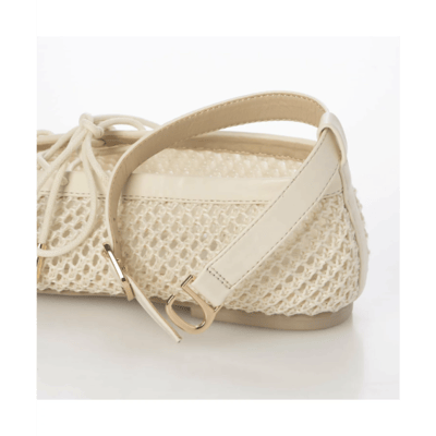 【 EVOL 】輕盈軟質網眼綁帶平底鞋9