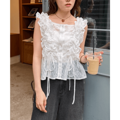 【 w closet 】法式短袖襯衫上衣1