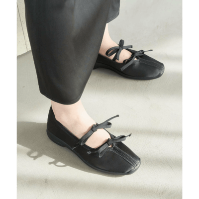 【 Le Talon 】輕盈防潑水芭蕾平底鞋3