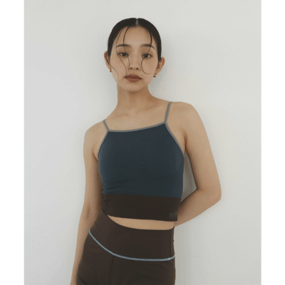 【 sellhellam home  】配色瑜珈罩杯背心1