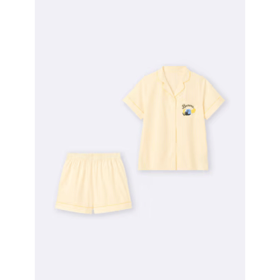 【GU × PUPPET SUNSUN】夏日冰淇淋系．100%純棉家居服套裝（短袖短褲組）3