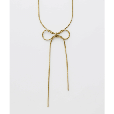 【 日本ciite 】抗敏醫療鋼簡約蝴蝶結項鍊3